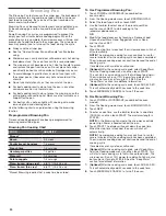 Preview for 20 page of Jenn-Air JMW3430IL02 Use & Care Manual