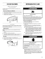 Предварительный просмотр 13 страницы Jenn-Air JS42NXFXDW01 Use & Care Manual