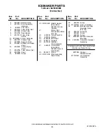 Предварительный просмотр 26 страницы Jenn-Air JS42SEDUDB00 Parts List