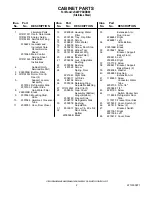 Preview for 2 page of Jenn-Air JS48PPDUDB00 Parts List