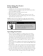 Preview for 8 page of Jenn-Air JTO500 User Manual