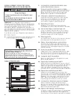 Предварительный просмотр 20 страницы Jenn-Air JUBFL242HL Use And Care Manual And Installation Instructions