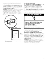 Предварительный просмотр 23 страницы Jenn-Air JUBFL242HL Use And Care Manual And Installation Instructions