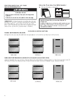 Предварительный просмотр 4 страницы Jenn-Air JUCFP242 Series Use And Care Manual And Installation Instructions