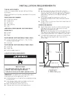 Предварительный просмотр 6 страницы Jenn-Air JUCFP242 Series Use And Care Manual And Installation Instructions