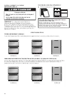 Предварительный просмотр 24 страницы Jenn-Air JUCFP242 Series Use And Care Manual And Installation Instructions