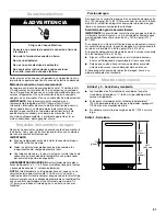 Предварительный просмотр 21 страницы Jenn-Air JUD248CCCX00 Installation & Use Manual