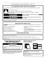 Предварительный просмотр 3 страницы Jenn-Air JUD24FCECX Use & Care Manual