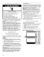 Предварительный просмотр 40 страницы Jenn-Air JUD24FCECX Use & Care Manual