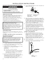 Preview for 10 page of Jenn-Air JUDFP242HM Use And Care Manual And Installation Instructions