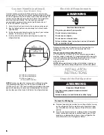 Предварительный просмотр 6 страницы Jenn-Air JUG24FLERS Use & Care Manual