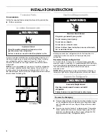 Предварительный просмотр 4 страницы Jenn-Air JUR248RYEP Use & Care Manual