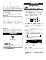 Предварительный просмотр 5 страницы Jenn-Air JUR248RYEP Use & Care Manual