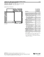 Предварительный просмотр 2 страницы Jenn-Air JUR24FRECX Detailed Planning Dimensions