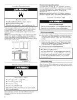 Preview for 4 page of Jenn-Air JUW248LBRB00 Use & Care Manual