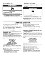 Preview for 9 page of Jenn-Air JUW248LBRB00 Use & Care Manual