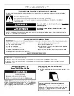 Предварительный просмотр 3 страницы Jenn-Air JUW24FLEC Use & Care Manual