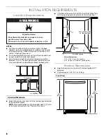 Предварительный просмотр 4 страницы Jenn-Air JUW24FLERS Use & Care Manual