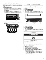 Предварительный просмотр 9 страницы Jenn-Air JUW24FLERS Use & Care Manual