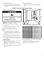 Preview for 5 page of Jenn-Air JUWFL242HM Use And Care Manual And Installation Instructions