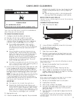 Preview for 11 page of Jenn-Air JUWFL242HM Use And Care Manual And Installation Instructions