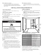 Preview for 5 page of Jenn-Air JUWFL242HX Use And Care Manual And Installation Instructions