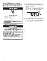 Preview for 10 page of Jenn-Air JUWFL242HX Use And Care Manual And Installation Instructions