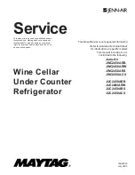 Preview for 1 page of Jenn-Air JWC2450ARB Service Manual