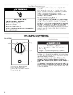 Предварительный просмотр 4 страницы Jenn-Air JWD2030WS Use & Care Manual