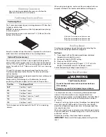 Предварительный просмотр 6 страницы Jenn-Air JWD2030WS Use & Care Manual