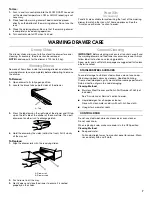 Предварительный просмотр 7 страницы Jenn-Air JWD2030WS Use & Care Manual