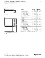 Jenn-Air JWD3030E Detailed Planning Dimensions предпросмотр