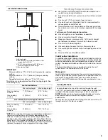 Preview for 5 page of Jenn-Air JXI8536DS Installation Instructions And Use & Care Manual