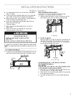 Предварительный просмотр 7 страницы Jenn-Air JXU9130WP1 Installation Instructions Manual