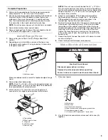 Предварительный просмотр 9 страницы Jenn-Air JXU9130WP1 Installation Instructions Manual