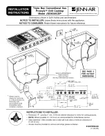 Jenn-Air MGC5430BDB - 30 Inch Gas Cooktop Installation Instructions Manual preview