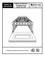 Предварительный просмотр 37 страницы Jenn-Air PRG3010 Installation Manual