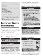 Preview for 2 page of Jenn-Air PRO-STYLE 8113P754-60 Use & Care Manual