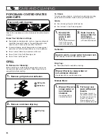 Предварительный просмотр 26 страницы Jenn-Air PRO-STYLE JGRP548HM Use & Care Manual