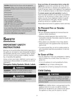 Preview for 2 page of Jenn-Air PRO-STYLE JJW9530DDP29 Use & Care Manual