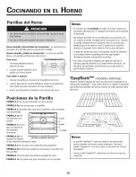 Preview for 76 page of Jenn-Air PRO-STYLE JJW9530DDP29 Use & Care Manual