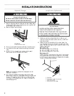 Preview for 8 page of Jenn-Air PRO-STYLE W10323791 Installation Instructions Manual