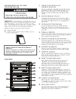 Предварительный просмотр 4 страницы Jenn-Air RISE JUWFR242HM Use And Care Manual And Installation Instructions