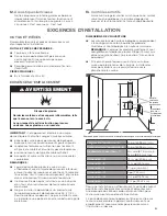 Preview for 21 page of Jenn-Air RISE JUWFR242HM Use And Care Manual And Installation Instructions