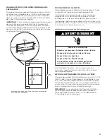 Предварительный просмотр 23 страницы Jenn-Air RISE JUWFR242HM Use And Care Manual And Installation Instructions