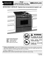 Jenn-Air SCE30500 Installation Instructions Manual preview
