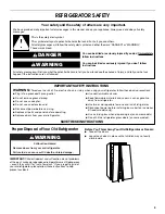 Предварительный просмотр 3 страницы Jenn-Air SIDE BY SIDE Use & Care Manual