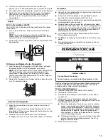 Предварительный просмотр 13 страницы Jenn-Air SIDE BY SIDE Use & Care Manual