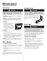 Preview for 9 page of Jenn-Air SLIDE-IN RANGE Use & Care Manual