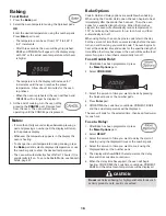 Preview for 17 page of Jenn-Air SLIDE-IN RANGE Use & Care Manual